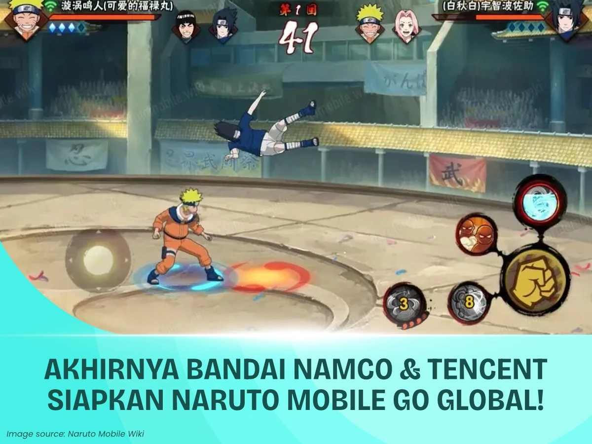 Akhirnya Bandai Namco dan Tencent Siapkan Naruto Mobile Go Global!