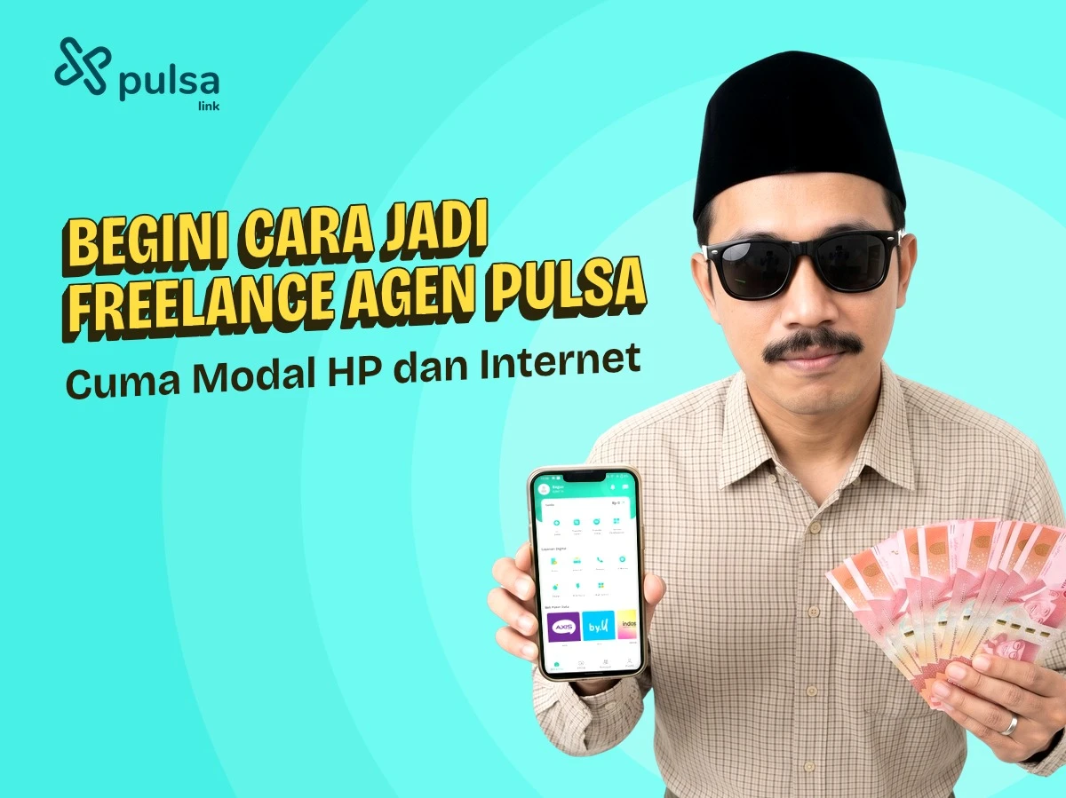 Modal HP dan Internet, Begini Cara Jadi Freelance Agen Pulsa